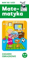 Okładka: Matematyka 6-9 lat. Zagadki obrazkowe. Kapitan Nauka