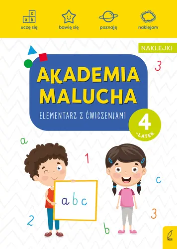 Okładka: Akademia malucha. Elementarz z ćwiczeniami. 4-latek