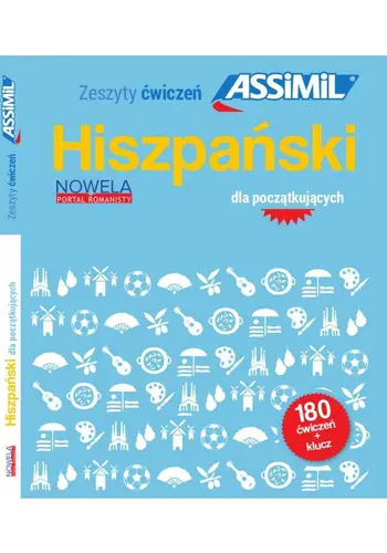 Okładka: Hiszpański dla początkujących 180 ćwiczeń + klucz