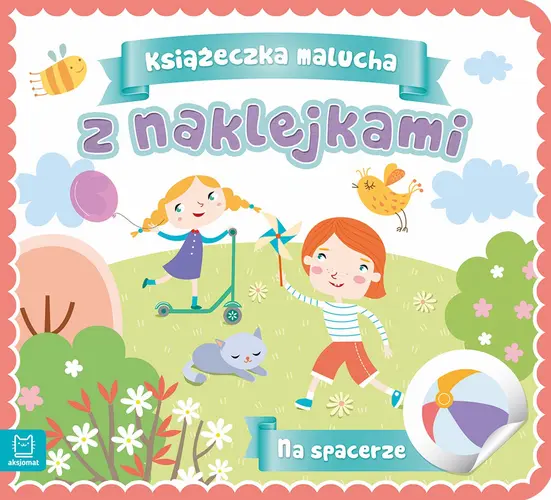 Okładka: Książeczka malucha z naklejkami. Na spacerze