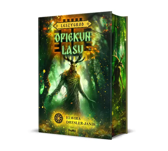 Okładka: Opiekun lasu. Leszygród, tom 3 (barwione brzegi)