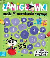 Okładka: Łamigłówki z wesołym borsukiem