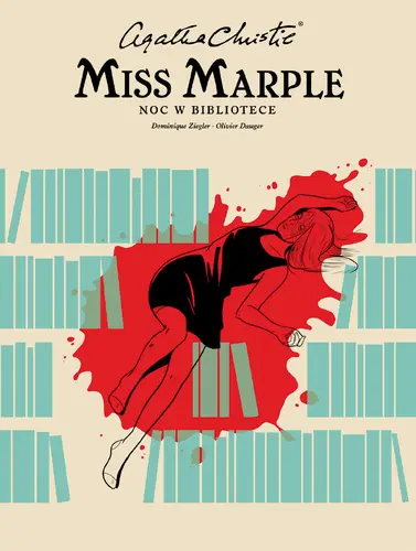 Okładka: Miss Marple – Noc w bibliotece