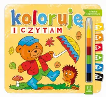 Okładka: Koloruję i czytam. Kredka segmentowa