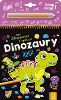 Okładka: Dinozaury. Zdrapywanka z rysikiem
