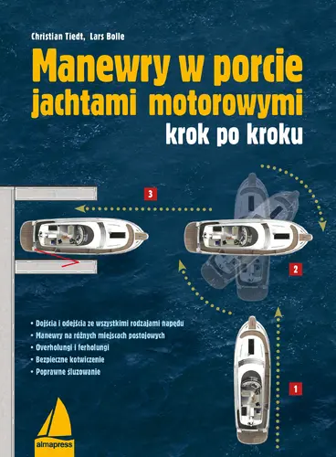 Okładka: Manewry w porcie jachtami motorowymi krok po kroku