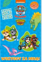 Okładka: Psi Patrol. Zakręcone labirynty cz. 5 Dino rescue. Wszyscy za mną!