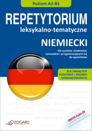 Okładka: Niemiecki - Repetytorium leksykalno-tematyczne A2-B1