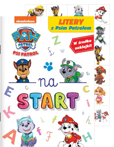 Okładka: Psi Patrol. Na start… 6. Litery z Psim Patrolem