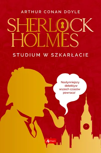 Okładka: Sherlock Holmes. Studium w szkarłacie