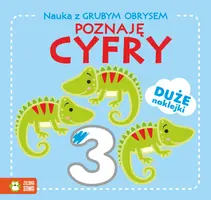 Okładka: Nauka z grubym obrysem. Poznaję cyfry