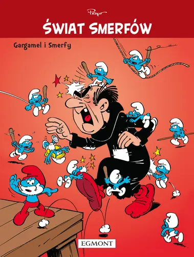 Okładka: Świat Smerfów. Gargamel i Smerfy
