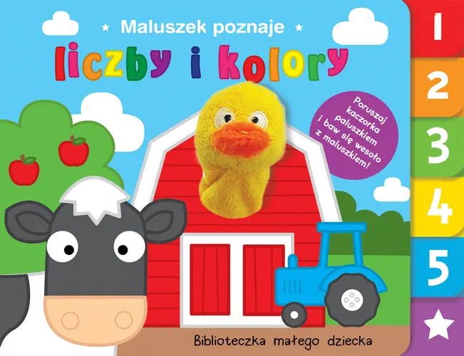 Okładka: Maluszek poznaje liczby i kolory