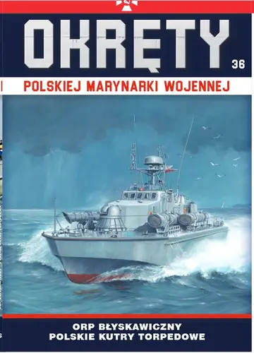Okładka: Okręty Polskiej Marynarki Wojennej t.36