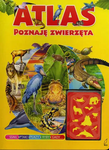 Okładka: Atlas poznaję zwierzęta