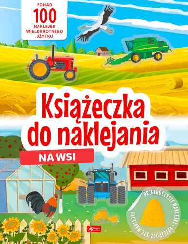 Okładka: Na wsi. Książeczka do naklejania