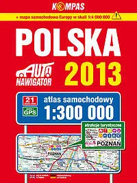 Okładka: Polska atlas samochodowy 1:300 000