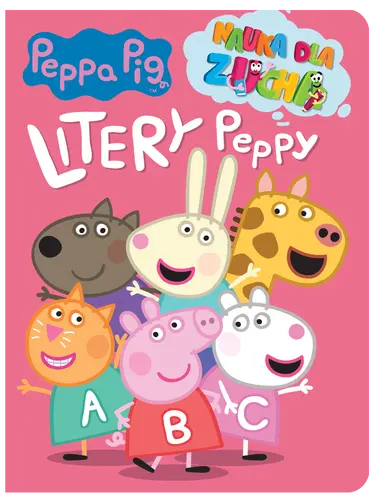 Okładka: Peppa Pig. Nauka dla zucha. Litery Peppy