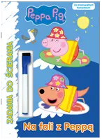 Okładka: Peppa Pig Zadania do ścierania. Na fali z Peppą