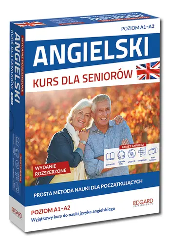 Okładka: Angielski. Kurs dla seniorów. Wydanie rozszerzone