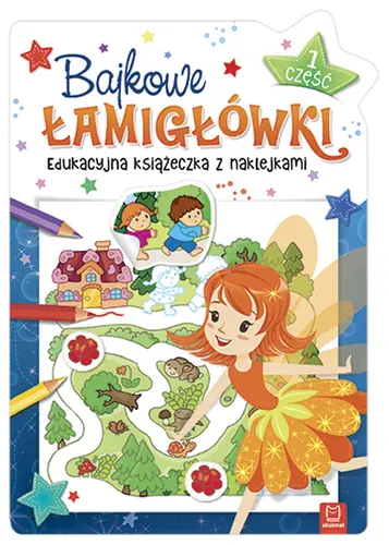 Okładka: "Bajkowe łamigłówki"cz. 1