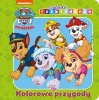 Okładka: Psi Patrol. Czytanka rozkładanka. Kolorowe przygody