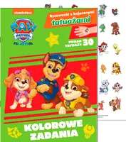 Okładka: Psi Patrol. Rysowanki z bajecznymi tatuażami