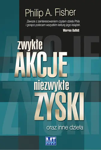 Okładka: Zwykłe akcje, niezwykłe zyski oraz inne dzieła