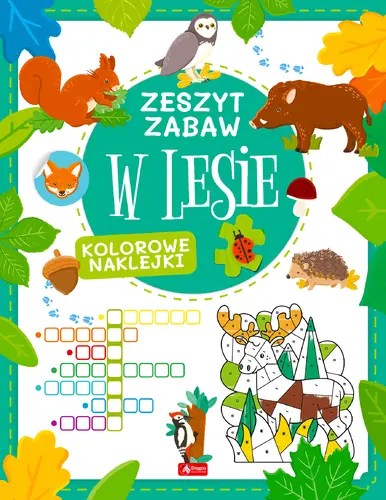 Okładka: W lesie. Zeszyt zabawy