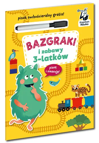 Okładka: Bazgraki i zabawy 3-latków