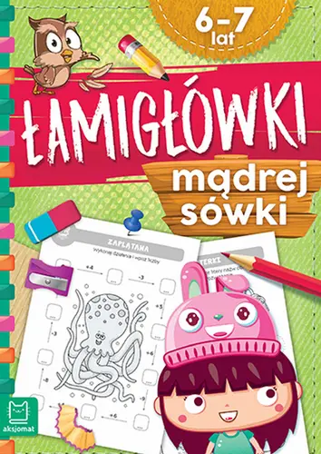 Okładka: Łamigłówki mądrej sówki 6-7 lat