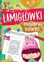 Okładka: Łamigłówki mądrej sówki 6-7 lat