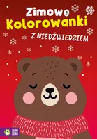 Okładka: Zimowe kolorowanki z niedźwiedziem