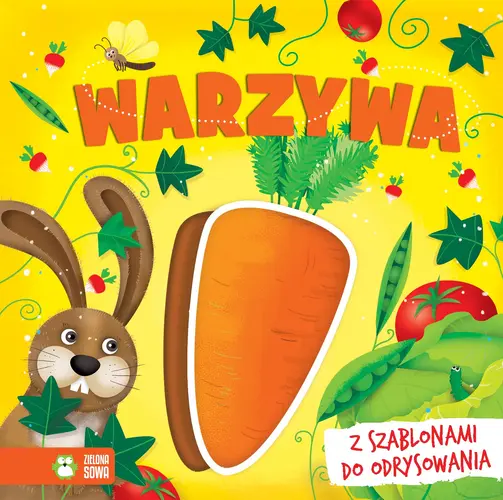 Okładka: Książki z szablonami. Warzywa