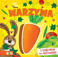 Okładka: Książki z szablonami. Warzywa