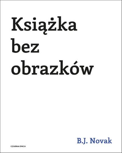 Okładka: Książka bez obrazków