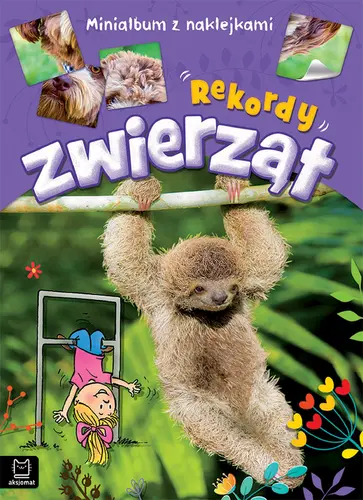 Okładka: Rekordy zwierząt. Minialbum z naklejkami