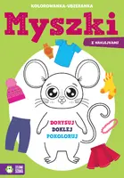 Okładka: Kolorowanka-ubieranka. Myszki