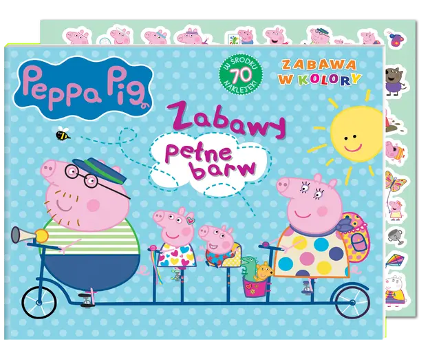 Okładka: Peppa Pig. Zabawa w kolory cz.9
