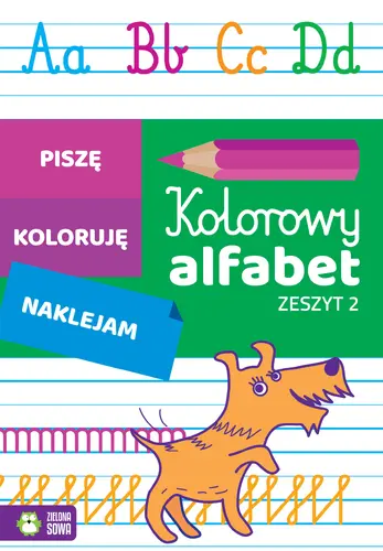 Okładka: Kolorowy alfabet. Zeszyt 2