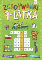 Okładka: Zgadywanki 7-latka. krzyżówki, szyfrogramy, labirynty