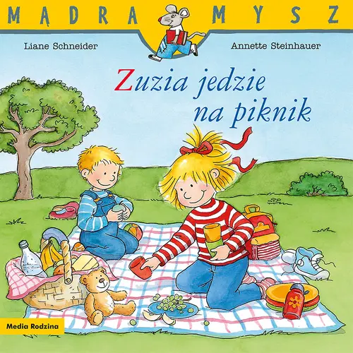 Okładka: Mądra Mysz. Zuzia jedzie na piknik
