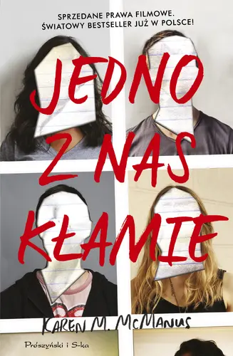 Okładka: Jedno z nas kłamie