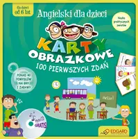 Okładka: Angielski dla dzieci Karty obrazkowe 100 pierwszych zdań (od 6 lat)