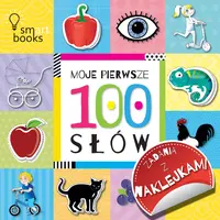 Okładka: 100 SŁÓW - Moje pierwsze zadania z naklejkami