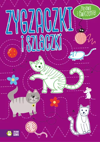 Okładka: Zygzaczki i szlaczki (fioletowe)