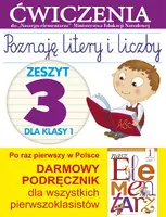 Okładka: Poznaję litery i liczby. Zeszyt 3
