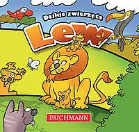 Okładka: Lew. Dzikie zwierzęta