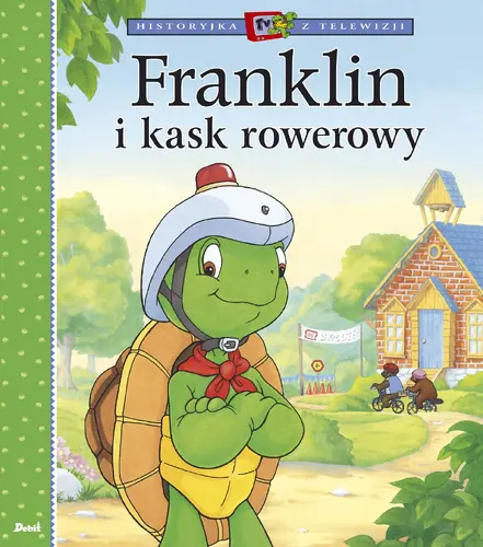 Okładka: Franklin i kask rowerowy
