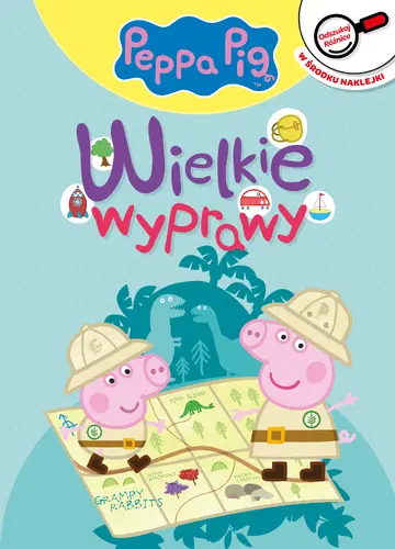 Okładka: Peppa Pig. Odszukaj różnice. Wielkie wyprawy